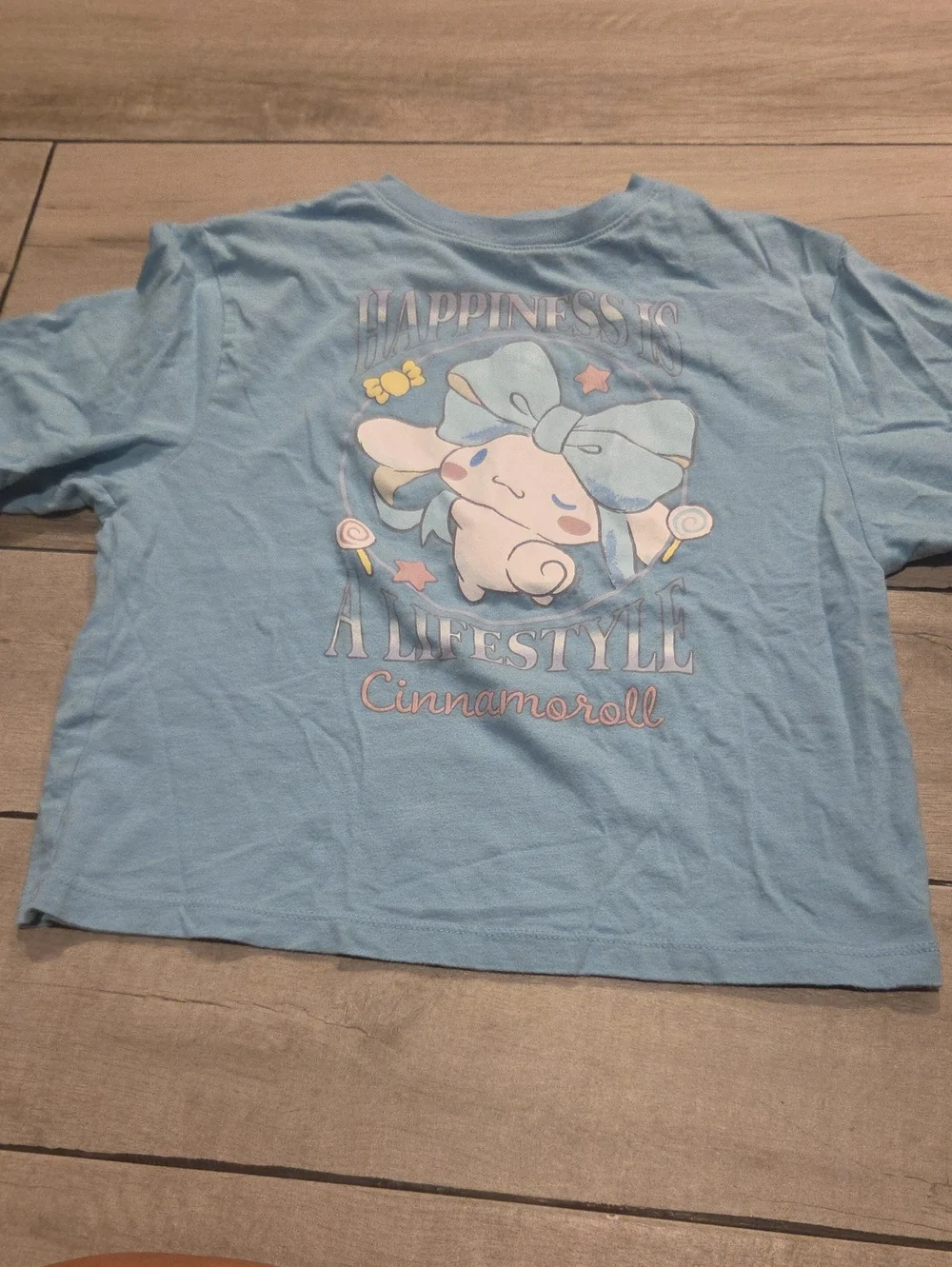 Old Navy Light Blue Cinnamoroll Short Sleeve Tee